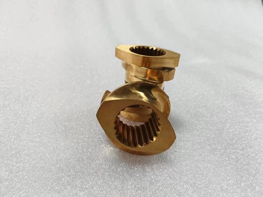 गुणवत्ता  Brass Twin Screw Extruder Parts Kneading Blocks For Special Usage फैक्टरी