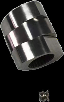 पिघलने का क्षेत्र ट्विन स्क्रू एक्सट्रूडर पार्ट्स 30° 45° 60° 90° कोण स्क्रू 71 मिमी ओडी