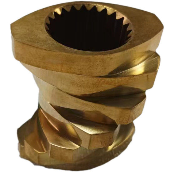 30° 45° 60° 90° कोण स्क्रू मास्टर बैच के लिए ट्विन स्क्रू एक्सट्रूडर पार्ट्स