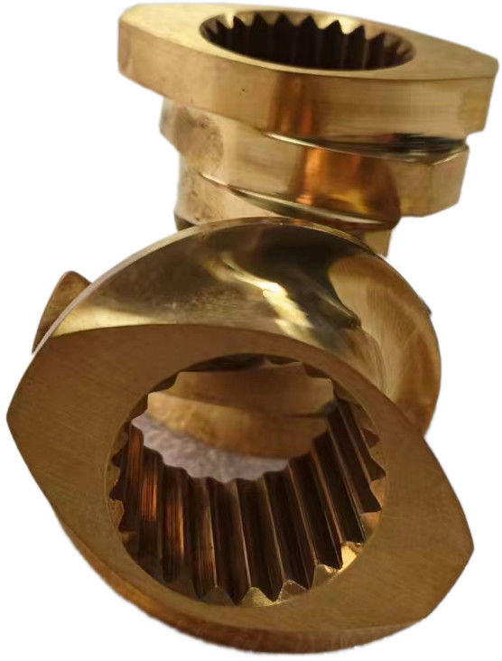 30° 45° 60° 90° कोण स्क्रू मास्टर बैच के लिए ट्विन स्क्रू एक्सट्रूडर पार्ट्स