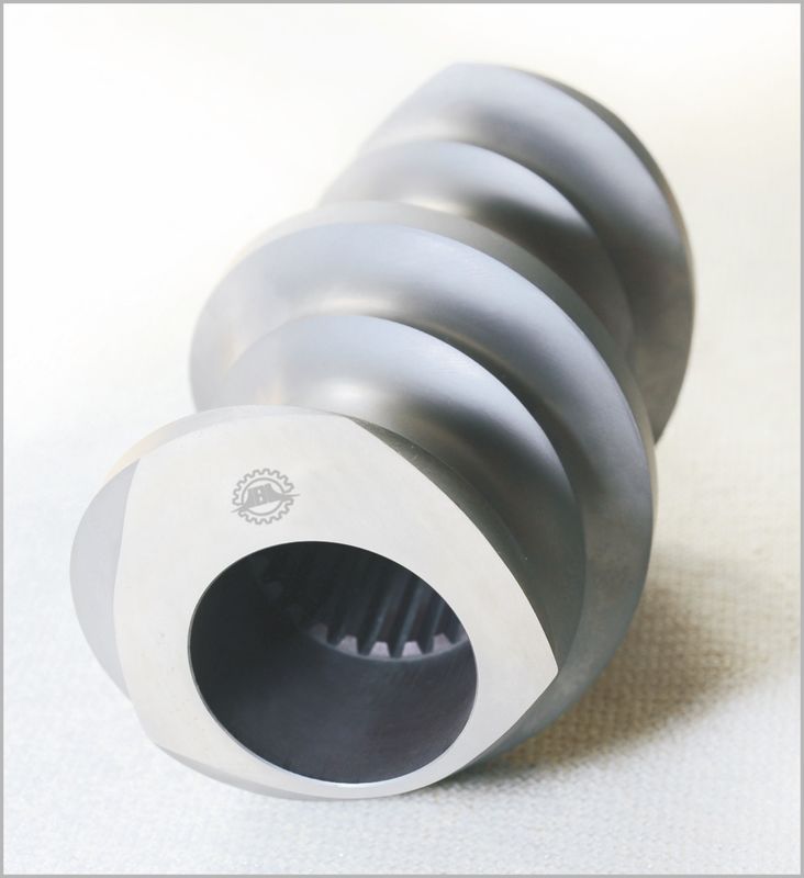 अनुकूलित उत्पादन आवश्यकताओं के लिए बेलनाकार डिजाइन पालतू भोजन जुड़वां पेंच एक्सट्रूडर