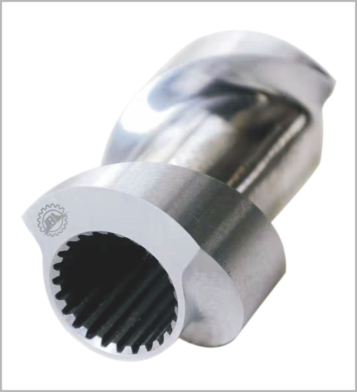 अनुकूलित उत्पादन आवश्यकताओं के लिए बेलनाकार डिजाइन पालतू भोजन जुड़वां पेंच एक्सट्रूडर