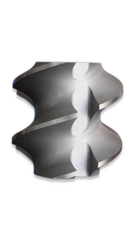 पीपी पीई पीओएम पीवीसी पीईटी सह घूर्णन जुड़वां पेंच प्लास्टिक मशीनरी के लिए पेंच तत्व