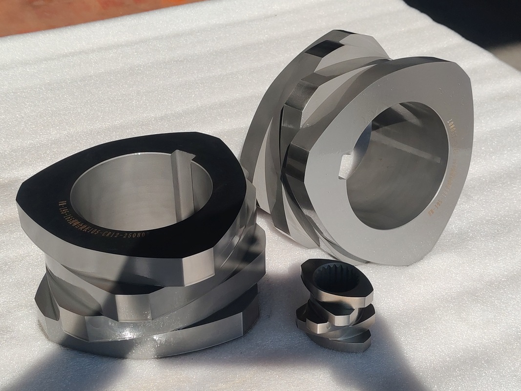 SZK 250 ट्विन स्क्रू एक्सट्रूडर स्क्रू तत्व आईएसओ 9001 प्रमाणन और अनुकूलित विकल्पों के साथ