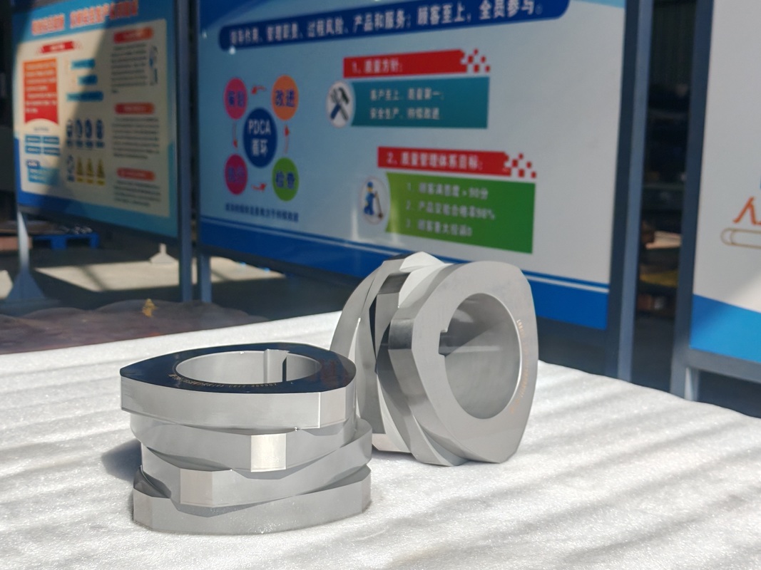 SZK 250 ट्विन स्क्रू एक्सट्रूडर स्क्रू तत्व आईएसओ 9001 प्रमाणन और अनुकूलित विकल्पों के साथ