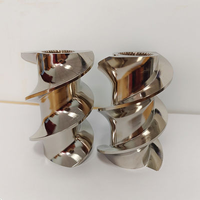 60mm 600rpm ट्विन स्क्रू एक्सट्रूडर तत्व घुमावदार ब्लॉक थ्रेडेड तत्व थ्रेडेड ब्लॉक