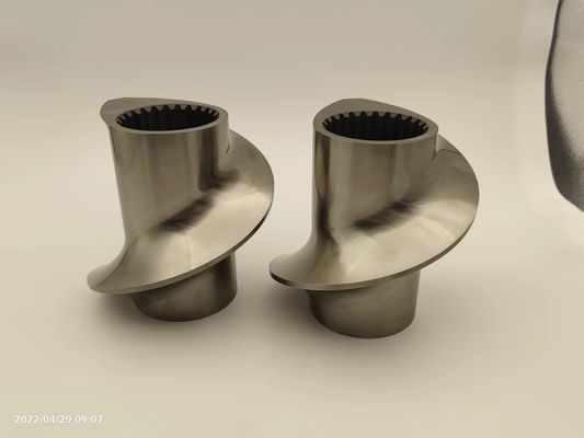 Leistritz Zse60 Co-Rotating Twin Screw Extruder Screw Elements Diameter 59.6 mm