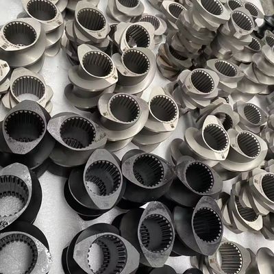 उच्च परिशुद्धता extruded पेंच और बैरल जुड़वां पेंच extruder मशीन के लिए पेंच तत्व खंड