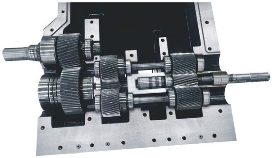 ट्विन स्क्रू एक्सट्रूडर मशीन के लिए 160-500 Kw पावर गियरबॉक्स
