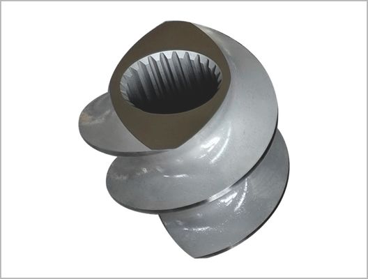 118 मिमी 45#+Cr12MOV मछली खाद्य extruder स्पेयर पार्ट्स के लिए विधानसभा शिकंजा और बैरल