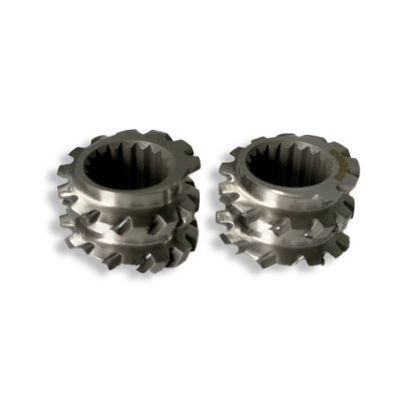उच्च परिशुद्धता पिघलने क्षेत्र तत्व OEM जुड़वां पेंच extruder भागों WR13/SAM26