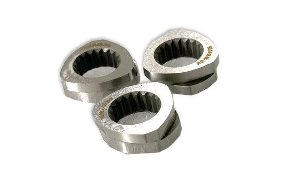 उच्च परिशुद्धता पिघलने क्षेत्र तत्व OEM जुड़वां पेंच extruder भागों WR13/SAM26