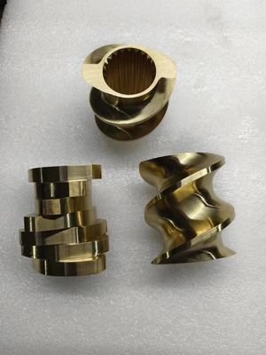 उच्च परिशुद्धता पिघलने क्षेत्र तत्व OEM जुड़वां पेंच extruder भागों