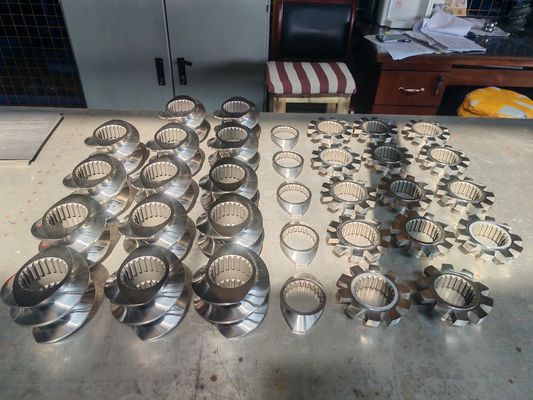 एसटीएस 75 प्लास्टिक ट्विन स्क्रू एक्सट्रूडर मशीन स्क्रू तत्व