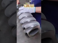 पीपी पीई पीओएम पीवीसी पीईटी सह घूर्णन जुड़वां पेंच प्लास्टिक मशीनरी के लिए पेंच तत्व